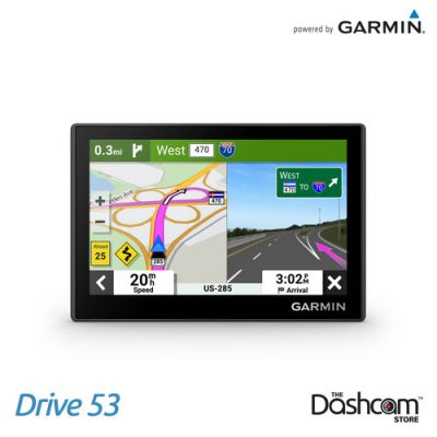 Garmin Drive 53 GPS Navigator With 5" High-Res Touchscreen Display