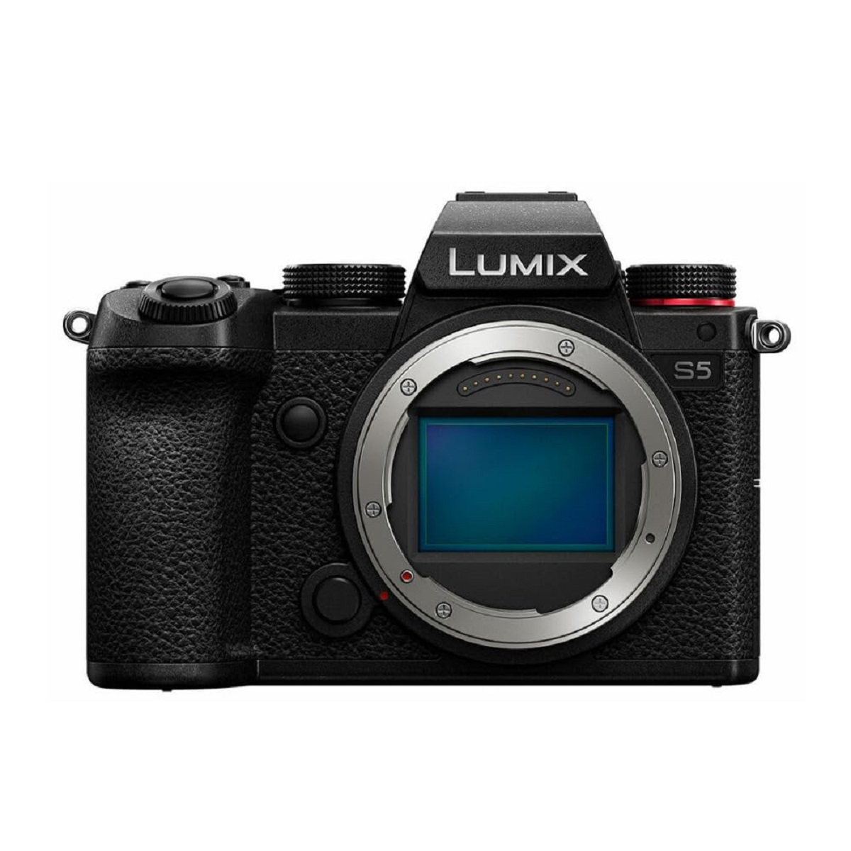 Panasonic LUMIX S5 Full Frame Mirrorless Camera, 4K 60P Video Recording with Flip Screen & WiFi, L-Mount, 5-Axis Dual I.S., DC-S5BODY (Black)